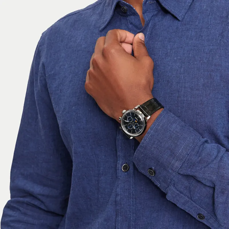 Timex Marlin® Chronograph Moon Phase Blue Men's Watch- TW2W51200